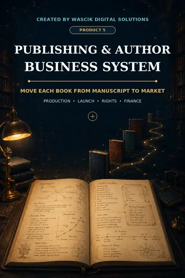 Publishing & Author Business System cover
