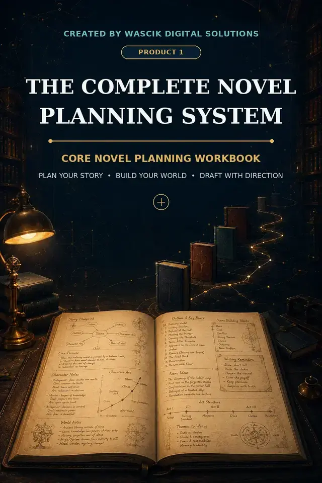 Core Novel Planning Workbook cover